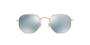 OKULARY RAY-BAN® HEXAGONAL RB 3548N 001/30 54 ROZMIAR L